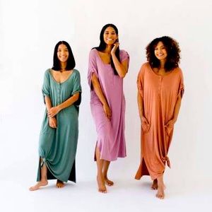 Kyte Baby Lounge Dress Black Large